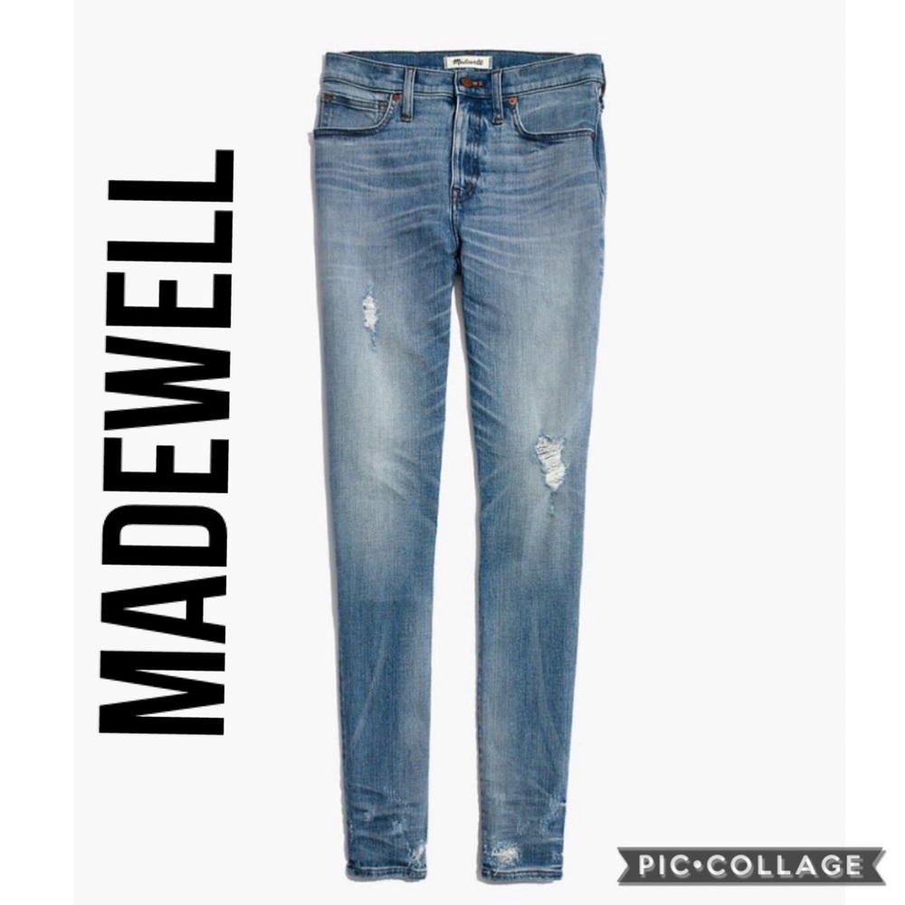 Sold NWT Madewell Petite 9" High-Rise Skinny Jeans - Picture 2 of 13